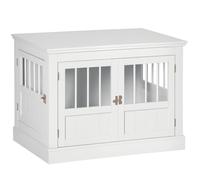 PawHut Jaula para Perros Blanco
