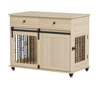 PawHut Jaula con Mesa Auxiliar para perros