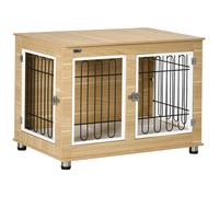 PawHut Jaula para Perros Roble