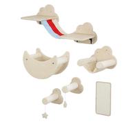 PawHut Estantes para Gatos Beige