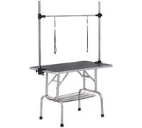 PawHut Mesa de Peluquería Negro
