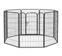 Corral plegable para mascotas color Negro