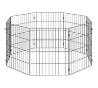 PawHut Parque para Perros Recinto Expandible Plegable, 50x60 cm, Negro Aosom España