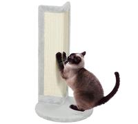 PawHut Poste rascador para gatos, 56 cm, con almohadilla de sisal, para esquinas interiores, esquinas de mesa, esquinas de sofá, color gris