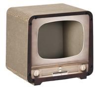 PawHut Rascador para Gato 2 en 1 con Forma de Televisor, Casa y Alfombra para Rascar de Cartón Ondulado, 39x29x37cm, Marrón
