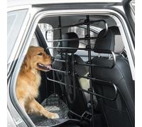 PawHut Separador de Coche para Perros Ajustable en Ancho y Altura para Maletero Black 135x120 cm