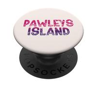 Pawleys Island Carolina del Sur - Pawleys Island SC 70's Retro PopSockets PopGrip Adhesivo