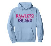 Pawleys Island Carolina del Sur - Pawleys Island SC 70's Retro Sudadera con Capucha