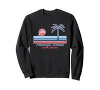 Pawleys Island Carolina del Sur Vacaciones de Verano Vintage 1980 Sudadera