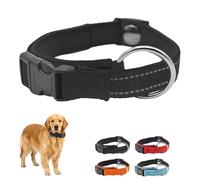 Pawliberation Magnetic Dog Collar, with Breathable Design,Adjustable Reflective Collar with Quick-Release Magnetic Heavy Duty Buckle for Small Medium Large Dogs-B