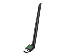 Pawlickio Adaptador WiFi USB de 150Mbps Dongle de Unidad Gratuita Compatible con 7 8 10 Tarjeta de Red Inalámbrica de Antena WiFi para Computadora Portátil de Escritorio