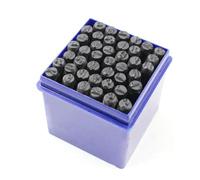 Pawlickio Juego de 36 piezas para perforar números ingleses, 5 mm, estampado alfanumérico. El troquelado es adecuado para herramientas de manualidades de cuero y de cuero