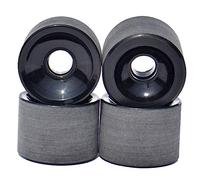 Pawnath 4 Piezas 70X51 Mm Ruedas de MonopatíN de Surf Longboard Patinaje de Campo de Carretera Resistente Al Desgaste de Bajo Ruido con Herramienta y Juntas (Negro)