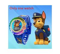 (PawPatrol)Reloj de música con iluminación infantil con Batman Frozen Hello Kitty diseño escuela