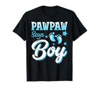 Pawpaw Dice Que el género Revela Que un niño Coincide con la Fiesta Familiar Camiseta