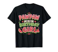 Pawpaw of The Birthday Girl Watermelon Family Party Camiseta