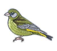 Pawprint Family Parche para coser con diseño de pájaro de jilguero, producto oficial que apoya a la RSPB
