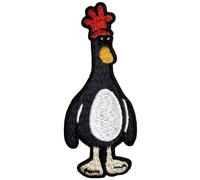 Pawprint Family Parche para coser de Feathers McGraw | Producto oficial de Wallace and Gromit, negro, blanco, rojo