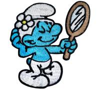 Pawprint Family Parche para coser de Pitufos de vanidad, producto oficial de Los Pitufos