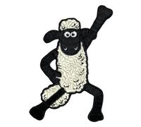 Pawprint Family Parche para coser Shaun Dancing | Producto oficial de Shaun The Sheep