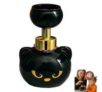 Pawprint Magic Black Cat Soap Dispenser, Cat Paw Print Soap Dispenser, Cute Halloween Black Cats Pawprint Magic Foaming Hand Wash Dispenser, for Bathroom Kitchen (1pcs)