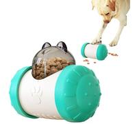 PAWpularPets - Juguete interactivo dispensador de alimentos para perros y gatos, alimentador lento y alivio de la ansiedad, control de fugas ajustable, diseño atractivo para estimulación mental,