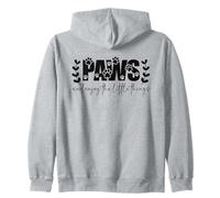 Paws and Enjoy the Little Things, lindo amante de los perros, Animal Paw Sudadera con Capucha
