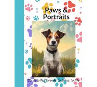 Paws and Portraits: Dog Colouring Book with 25 Detailed Breeds to Bring to Life (Every Shade of you)