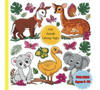 Paws and Prints: Adorable Animals Coloring Book