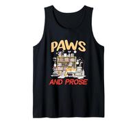 Paws and prose Camiseta sin Mangas