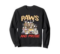 Paws and prose Sudadera