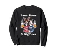 Paws Beers Cazador de Perros de Caza de Ciervos Sudadera