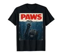 Paws Cat Mouse Funny Saying Meme Kitten Men Women Kid Camiseta gráfica económica, Hombre, Negro, M