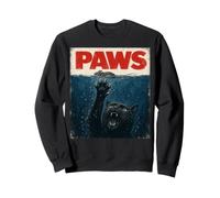 Paws Cat Mouse Funny Saying Meme Kitten Men Women Kid Sudadera
