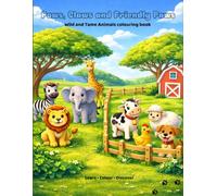 Paws, Claws and Friendly Paws: Wild and Tame Animals colouring book
