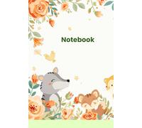 Paws, Claws & Petal Draws: Fun Lined Notebook for Kids: Creative Writing Composition Book with adorable Animals and Flowers, Ages 5-12, 100 Pages