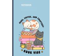 Paws Coffee And Chapters Book Vibe With Cute Cats On Stacked Books And Coffee