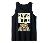 Paws Down Rescue es el mejor rescatador de mascotas para amantes del rescate de animales Camiseta sin Mangas