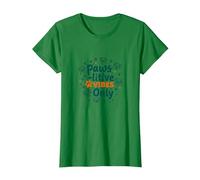 Paws-itive Vibes Only Dog Lover Camiseta, Mujer, Verde Kelly, 3XL