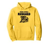 Paws-Itively Rescatado Animal Rescue Lover Rescatador de mascotas Sudadera con Capucha