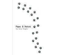 Paws & Notes: Cute Cat Notebook - Aesthetic Black and White Journal with Funny Cat Quotes, Daily Planner & Writing Pages