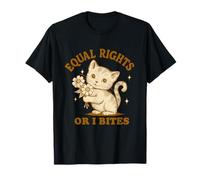 Paws Off My Rights - Declaración Divertida de Igualdad de Gatos Camiseta