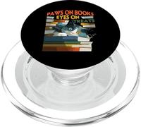 Paws on books eyes on treats PopSockets PopGrip para MagSafe