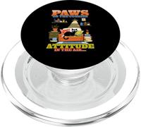 Paws on the cushion attitude in the air PopSockets PopGrip para MagSafe