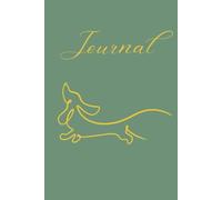 Paws & Pages: A 120-Page Lined Hardcover Notebook Featuring a Sleek Dachshund Design - Ideal for Daily Journaling, Creative Writing, or Thoughtful Gifts
