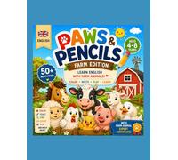 Paws & Pencils: Farm Edition: English Activity Book (Paws & Pencils Kids' Books)