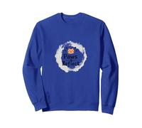 Paws & Reflect: Cita inspiradora de los Amantes de los Gatos conscientes Sudadera, Unisex para Adultos, Azul Real, S