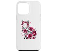 Paws Ronroneo Miau Gato Gato Neko-Chan Flor Otoño Otoño Carcasa para iPhone 13 Pro MAX