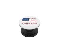 Paws Stripes 4th July Flag Black Long Haired Dachshund Lover PopSockets PopGrip Adhesivo