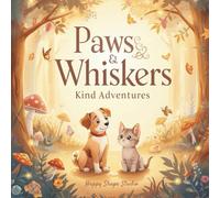 Paws & Whiskers: Kind Adventures: A Cozy Coloring Story About Friendship, Growth & Learning From Mistakes for kids, teens and adults (Gentle Adventures Coloring Series)